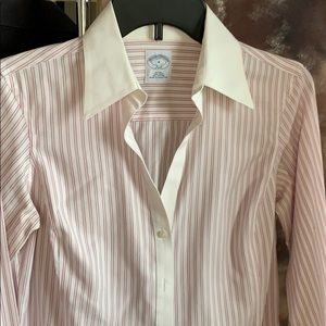 Brooks Brothers fitted Non-iron cottonshirt sz 4